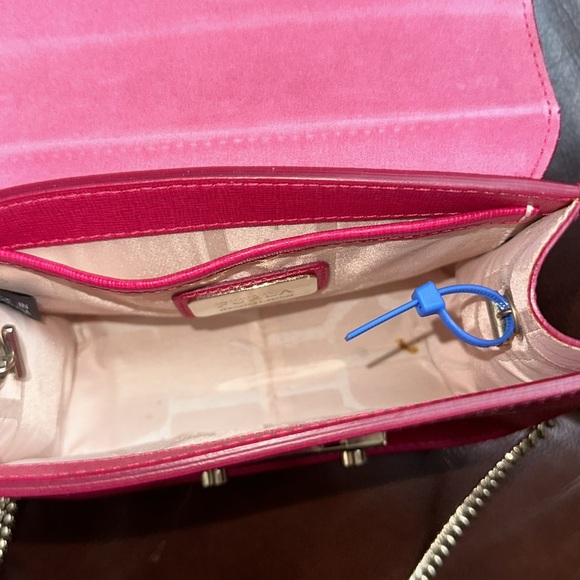 🔥🔥🔥Furla Pink Leather Julia Crossbody Bag - Picture 10 of 12